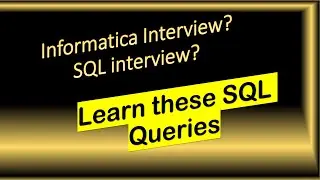 scenario based sql interview questions | ITTechTeach | Keerthi Trainings | advanced SQL queries #sql