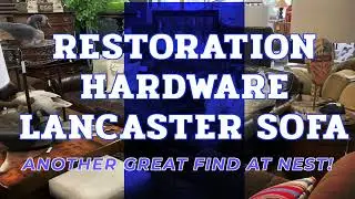 Restoration Hardware Lancaster Leather Sofa