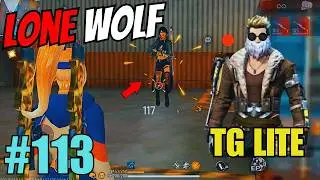 #113  RANK 1 in FREE FIRE with This INSANE TG LITE Strategy