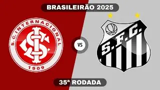 INTERNACIONAL x SANTOS 🔥 Simula&ccedil;&atilde;o PES 21 &mdash; 35&ordf; Rodada do Brasileir&atilde;o 2025
