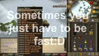 Sometimes you just have to be fast:D