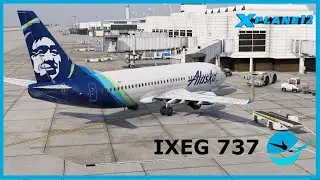 X-Plane 12 SHORTS LIVE | IXEG 737-300 | Seattle - Salt Lake City | Vatsim | #xplane12