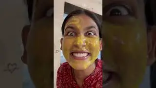 Payal ne mere face par glowing skin home remedy ki #minivlog #shorts