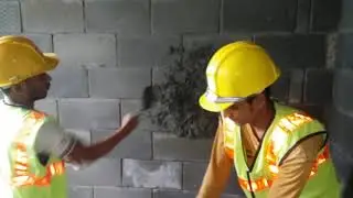 Concrete Hollow Blocks Plastering
