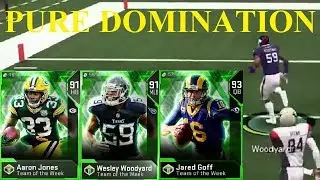 TOTW Jared Goff, Aaron Jones and Wesley Woodyard Take Over Madden 19 Ultimate Team