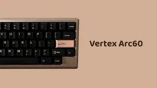 Vertex Arc60 sound test - plateless Jwick black with vintage Cherry top