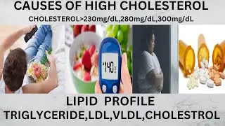 CAUSES OH HIGH CHOLESTROL.SYMPTOMS OF HIGH CHOLESTROL AND TRAETMENT.CHOLESTROL INCREASED WHY?