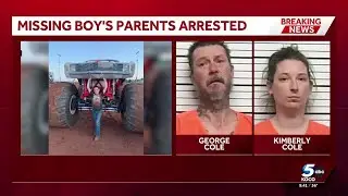 Parents of missing 12-year-old Chickasha boy booked into Caddo County Jail