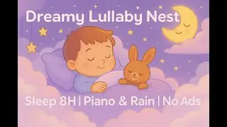 Rain & Piano Sleepscape &ndash; 8 Hour Baby Night Music for Gentle Dreams