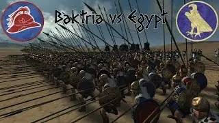 Total War: Rome II - Baktria vs Egypt - Online Battle #3