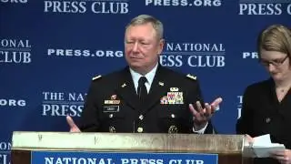 Gen. Frank J Grass speaks at the National Press Club on Jan  9, 2014