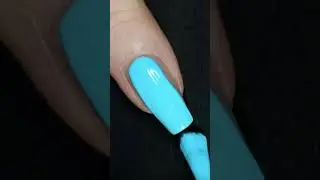 The perfect aqua blue polish🐬 Holo Taco