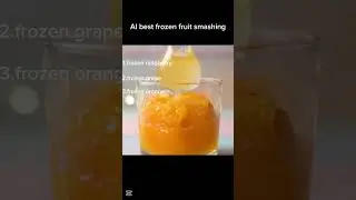 ASMR frozen fruit smashing#ai#asmr#frozenfruit#smashing