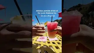 Dreamy Poolside Drinks at the Madonna Inn | Zero-Proof California Dreaming Cocktail #drinks
