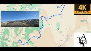 Bryce Canyon NP to Capitol Reef NP and San Rafael Swell in 4K | All-American Road Scenic Byway 12 UT