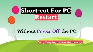 PC Restart without POWER OFF your PC | Shortcut trick | MUST WATCH VIDEO | #pc #restart #power #off