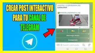 Create an interactive post for your Telegram channel / Create buttons with [BH Buttons] (2023)