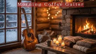 Warm Winter Guitar Instrumental | Cozy Fireside Acoustic for Study, Sleep & Relax