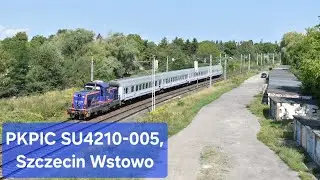 4K | PKPIC SU4210-005 komt met rijtuigen door Szczecin Wstowo als TLK 82100 naar Lublin Gł&oacute;wny!