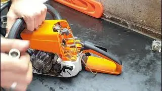 DESMONTANDO UMA MOTOSSERRA STIHL MS 250.