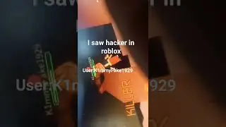 I saw hacker in roblox #roblox #hacker #robloxhacker #report