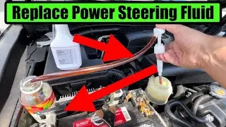 Replace Power Steering Fluid Nissan Armada Titan Patrol Infiniti QX80 