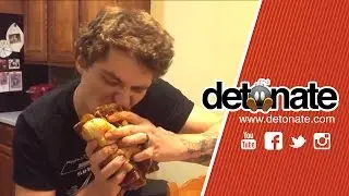 GUY EATS 10 MCRIBS AT ONCE - DETONATE