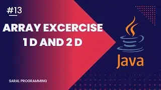 array excercise||1D ||2D||sum of array elements