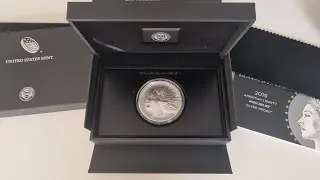 Срібна медаль American Liberty High Relief 2,5 oz, 2019 рік !