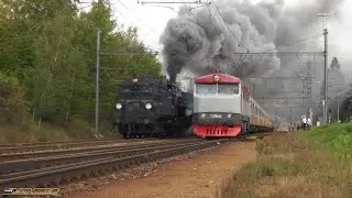 vlaky Benešov u Prahy - 10. a 11.9.2022 (Festival parních lokomotiv)