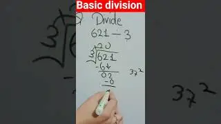 How to divide 3 digits number  by 1 digit number ? basic division #maths #division #mathtricks