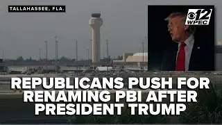 Republicans to push for renaming PBI after President Trump, blocking county interference