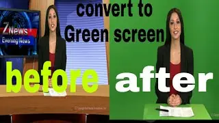 how to convert any video background to green screen video_by Raza Technical Hindi