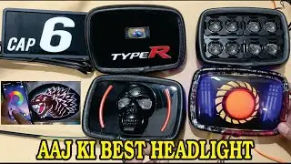 best quality projector headlight for all bikes, backlight, plate