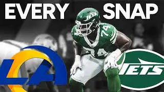 Olu Fashanu - Every Snap - Jets vs Rams - Week 16