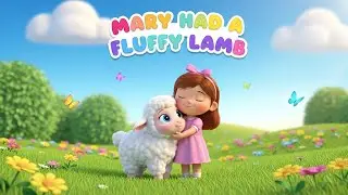 У Мэри был пушистый ягненок 🐑 | Детская песенка и веселое стихотворение для малышей