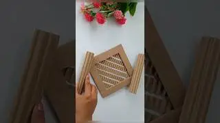 Cardboard Wall Hanging Craft Ideas/Home Decor 💡#diy#craft#youtubeshorts  #treanding