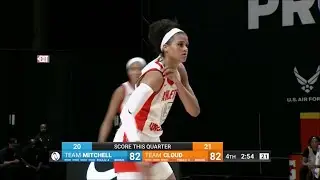 🔥 Rae Burrell Highlights In AU Hoops Matchup, Team Cloud vs Team Mitchell | Athletes Unlimited