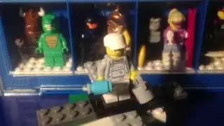 Lego minifigure wall painter
