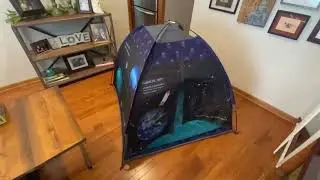 Space World Play Tent Kids Galaxy Dome Playhouse for Boys and Girls Imaginative Play Popup Tent Revi