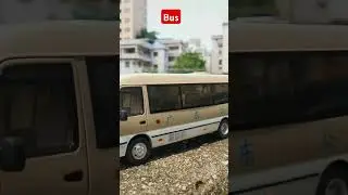 1:24 scale diecast Toyota Coaster minibus for passengers #diecast #viral #trending #bus #coaster