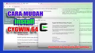Mau Install Cygwin 64 download aja langsung dari webnya