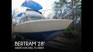 [UNAVAILABLE] Used 1978 Bertram 28 Sport Fisherman in Weeki Wachee, Florida