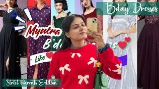 Myntra *HUGE* Long Dresses Haul l Birthday Dress from Myntra #dress #bdaydress #myntrahaul