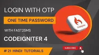 OTP Login With Codeigniter 4 ( Fast2SMS )