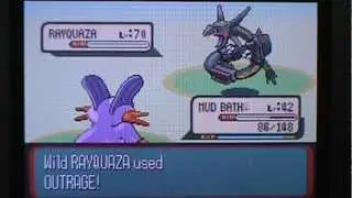 Shiny Rayquaza after about 6,500 SR's!!! (Ruby) (Part 1)