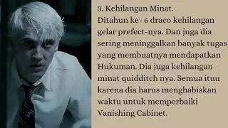 HAL TERSEDIH DRACO MALFOY DI HARRY POTTER AND THE HALF-BLOOD PRINCE.