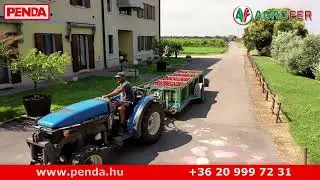AGROFER G40 RT KONTÉNER ÉS LÁDASZÁLLÍTÓ KOCSIK