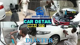 Complete Car Detailing Honda city | interior & exterior | Car Detail | Zeenatcar wash