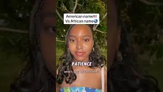 American name Vs African name🌍👀 #africa #nigeria #ghana Kenya #uganda #abrahamcreates #viral